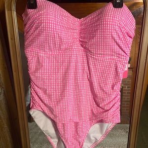 Lilly Pulitzer new with tags one piece size 16 pattern Along The Same Line